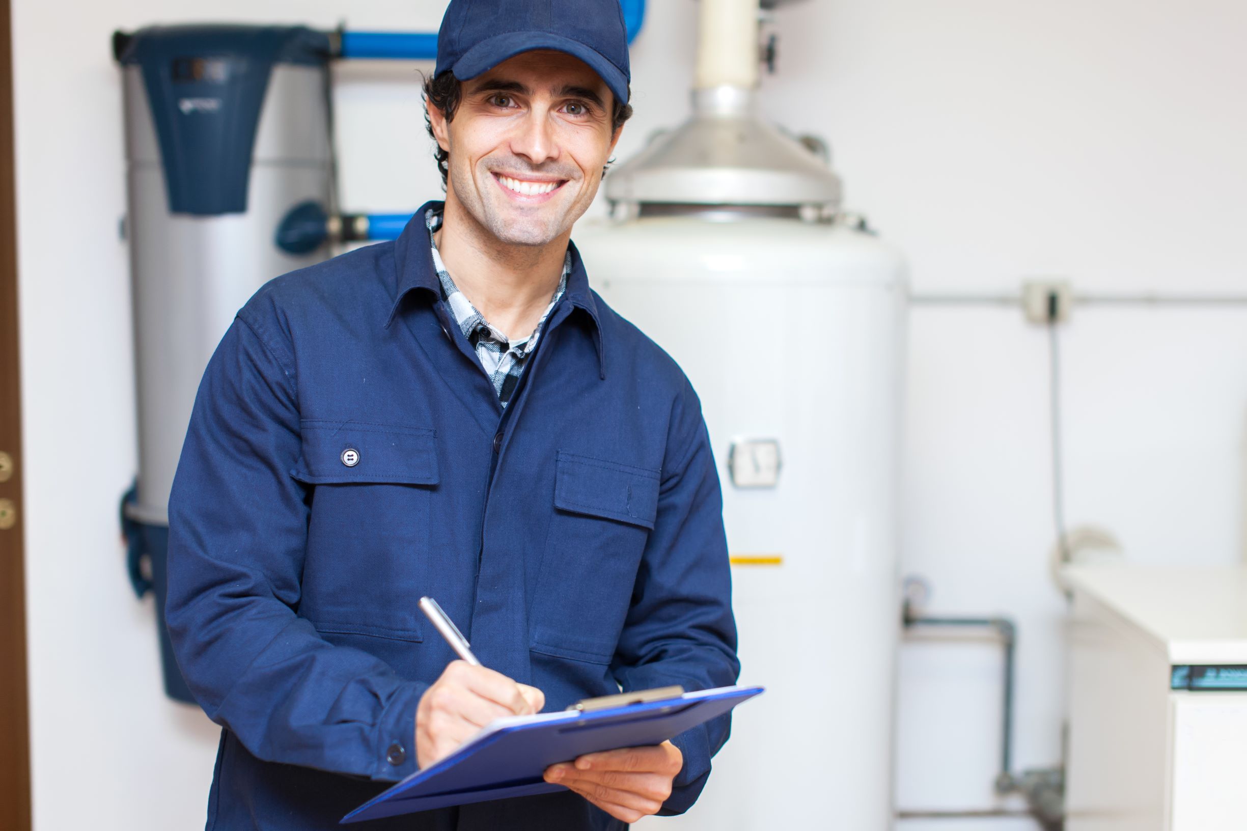 friendly water heater technician and repairs